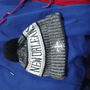 New Orleans Saints NFL New Era Beanie Grey Black White One Size Fits All